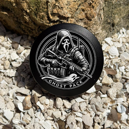 Metal Zyn Can Limited Ghost Edition Holds 30 Pouches Smell / Water Resistant Metal Snus Can
